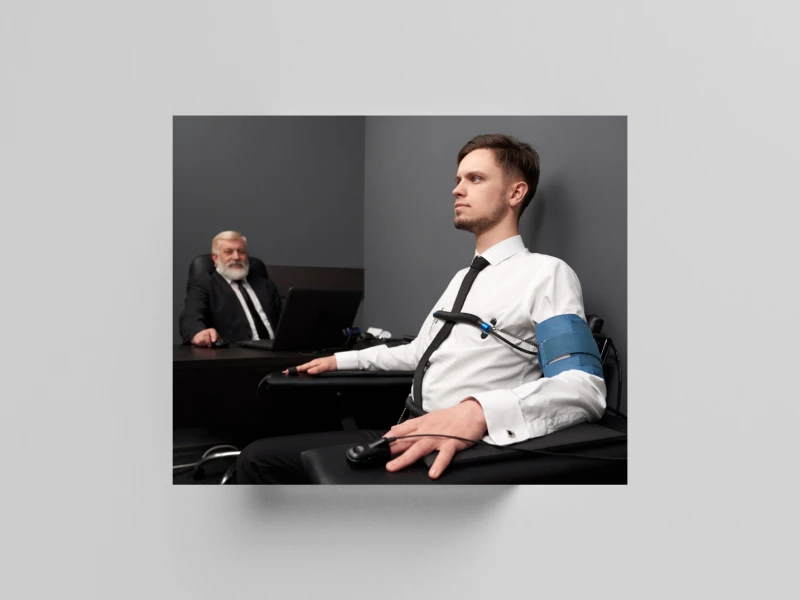 Participação em experiências práticas com o polígrafo